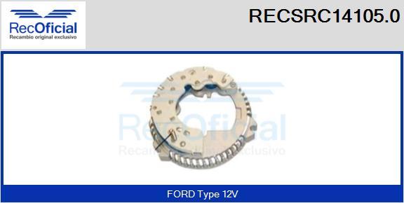 RECOFICIAL RECSRC14105.0 - Pont de diodes, alternateur cwaw.fr