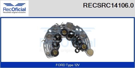 RECOFICIAL RECSRC14106.0 - Pont de diodes, alternateur cwaw.fr