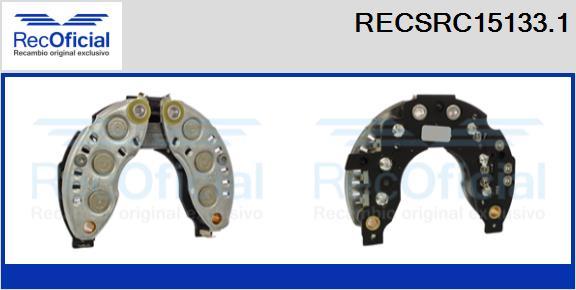 RECOFICIAL RECSRC15133.1 - Pont de diodes, alternateur cwaw.fr