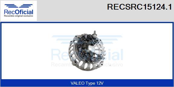 RECOFICIAL RECSRC15124.1 - Pont de diodes, alternateur cwaw.fr