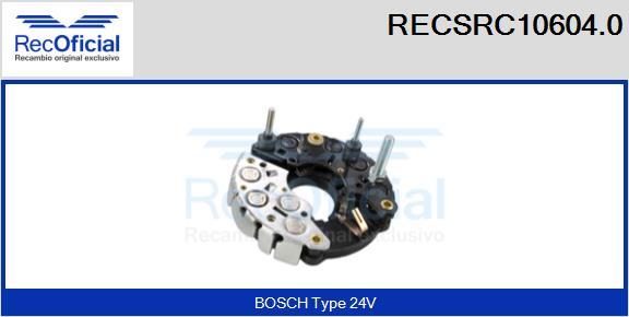 RECOFICIAL RECSRC10604.0 - Pont de diodes, alternateur cwaw.fr