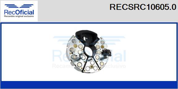 RECOFICIAL RECSRC10605.0 - Pont de diodes, alternateur cwaw.fr