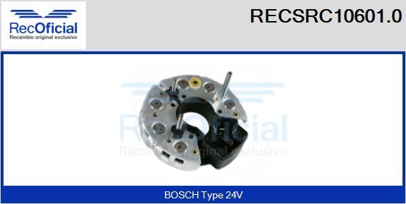 RECOFICIAL RECSRC10601.0 - Pont de diodes, alternateur cwaw.fr