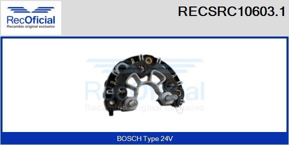 RECOFICIAL RECSRC10603.1 - Pont de diodes, alternateur cwaw.fr