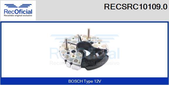 RECOFICIAL RECSRC10109.0 - Pont de diodes, alternateur cwaw.fr