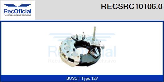 RECOFICIAL RECSRC10106.0 - Pont de diodes, alternateur cwaw.fr