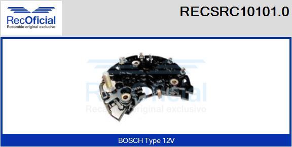 RECOFICIAL RECSRC10101.0 - Pont de diodes, alternateur cwaw.fr