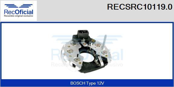 RECOFICIAL RECSRC10119.0 - Pont de diodes, alternateur cwaw.fr