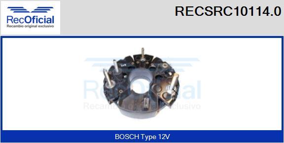 RECOFICIAL RECSRC10114.0 - Pont de diodes, alternateur cwaw.fr