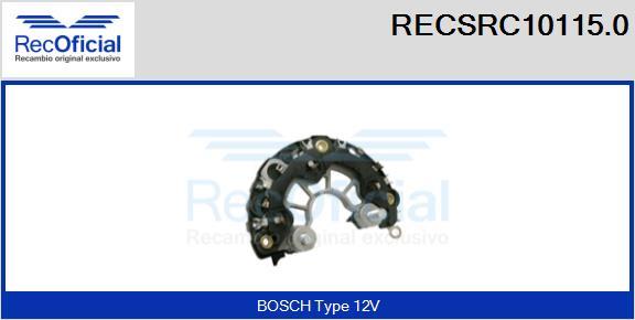 RECOFICIAL RECSRC10115.0 - Pont de diodes, alternateur cwaw.fr