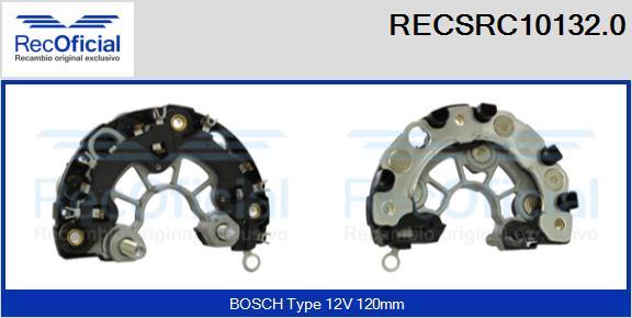 RECOFICIAL RECSRC10132.0 - Pont de diodes, alternateur cwaw.fr