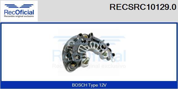 RECOFICIAL RECSRC10129.0 - Pont de diodes, alternateur cwaw.fr