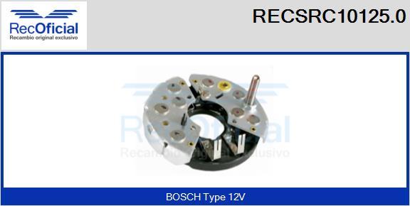 RECOFICIAL RECSRC10125.0 - Pont de diodes, alternateur cwaw.fr