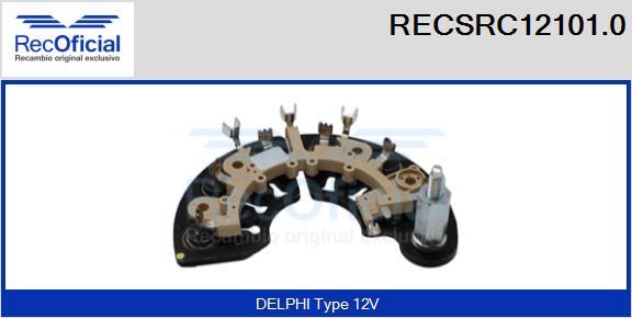 RECOFICIAL RECSRC12101.0 - Pont de diodes, alternateur cwaw.fr