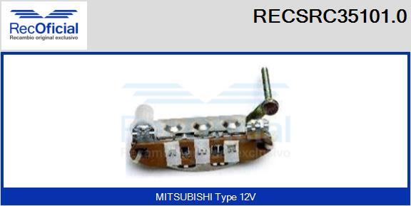 RECOFICIAL RECSRC35101.0 - Pont de diodes, alternateur cwaw.fr