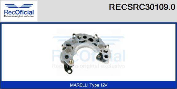 RECOFICIAL RECSRC30109.0 - Pont de diodes, alternateur cwaw.fr