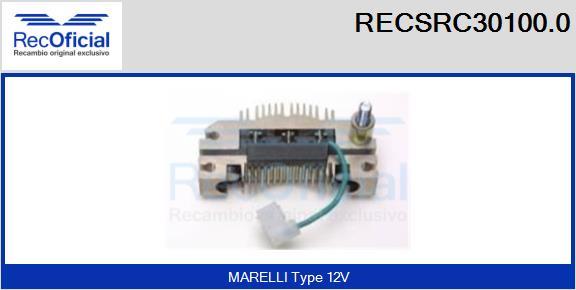 RECOFICIAL RECSRC30100.0 - Pont de diodes, alternateur cwaw.fr