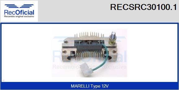 RECOFICIAL RECSRC30100.1 - Pont de diodes, alternateur cwaw.fr