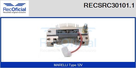 RECOFICIAL RECSRC30101.1 - Pont de diodes, alternateur cwaw.fr