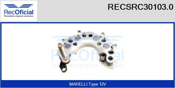 RECOFICIAL RECSRC30103.0 - Pont de diodes, alternateur cwaw.fr