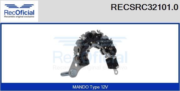 RECOFICIAL RECSRC32101.0 - Pont de diodes, alternateur cwaw.fr