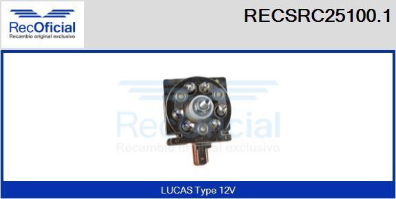 RECOFICIAL RECSRC25100.1 - Pont de diodes, alternateur cwaw.fr