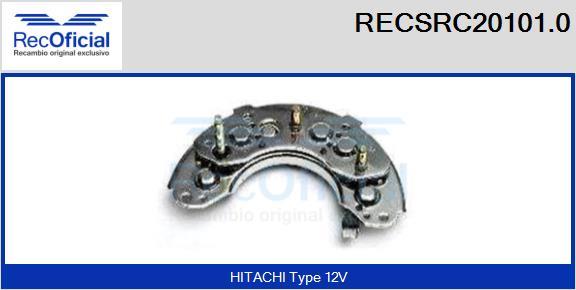 RECOFICIAL RECSRC20101.0 - Pont de diodes, alternateur cwaw.fr