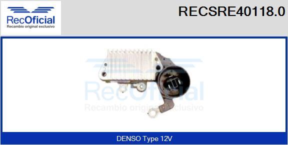 RECOFICIAL RECSRE40118.0 - Régulateur d'alternateur cwaw.fr