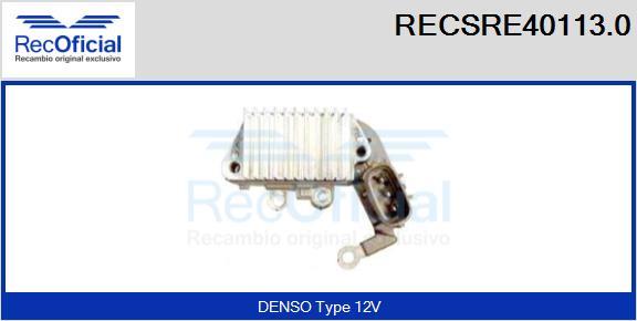 RECOFICIAL RECSRE40113.0 - Régulateur d'alternateur cwaw.fr