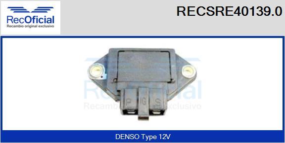 RECOFICIAL RECSRE40139.0 - Régulateur d'alternateur cwaw.fr