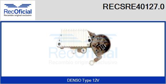 RECOFICIAL RECSRE40127.0 - Régulateur d'alternateur cwaw.fr