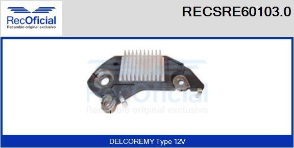 RECOFICIAL RECSRE60103.0 - Régulateur d'alternateur cwaw.fr