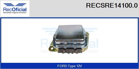 RECOFICIAL RECSRE14100.0 - Régulateur d'alternateur cwaw.fr