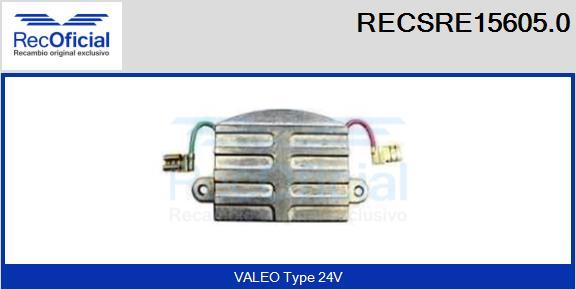 RECOFICIAL RECSRE15605.0 - Régulateur d'alternateur cwaw.fr
