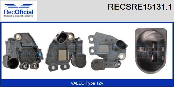 RECOFICIAL RECSRE15131.1 - Régulateur d'alternateur cwaw.fr