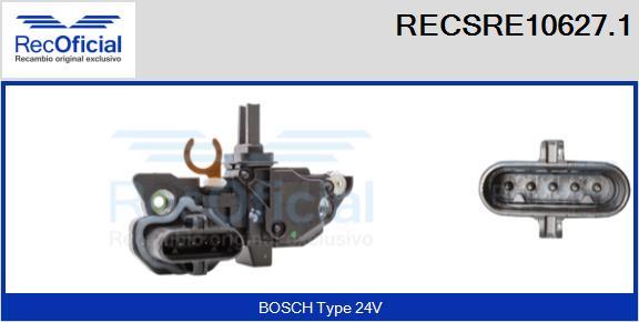 RECOFICIAL RECSRE10627.1 - Régulateur d'alternateur cwaw.fr