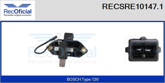RECOFICIAL RECSRE10147.1 - Régulateur d'alternateur cwaw.fr