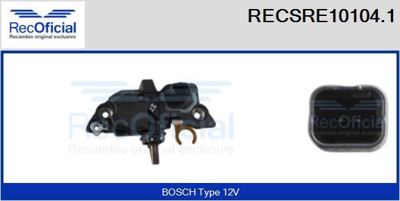 RECOFICIAL RECSRE10104.1 - Régulateur d'alternateur cwaw.fr