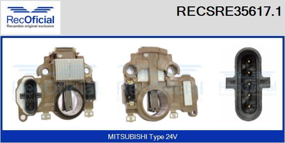 RECOFICIAL RECSRE35617.1 - Régulateur d'alternateur cwaw.fr