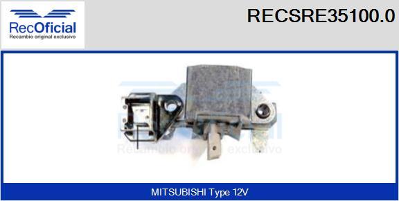 RECOFICIAL RECSRE35100.0 - Régulateur d'alternateur cwaw.fr