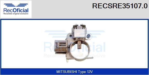 RECOFICIAL RECSRE35107.0 - Régulateur d'alternateur cwaw.fr