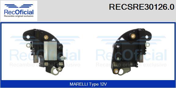 RECOFICIAL RECSRE30126.0 - Régulateur d'alternateur cwaw.fr