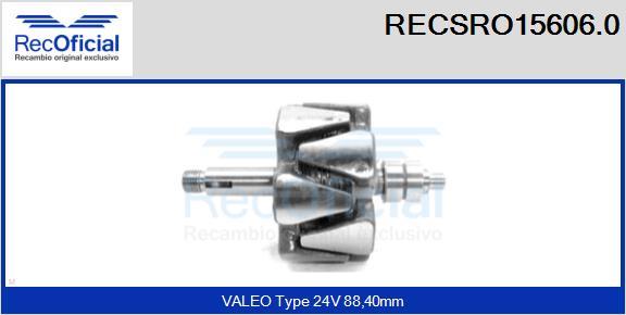 RECOFICIAL RECSRO15606.0 - Rotor, alternateur cwaw.fr