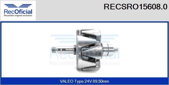 RECOFICIAL RECSRO15608.0 - Rotor, alternateur cwaw.fr