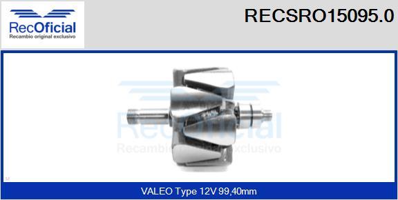 RECOFICIAL RECSRO15095.0 - Rotor, alternateur cwaw.fr