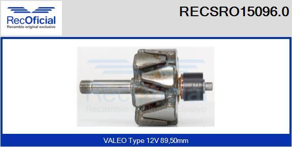 RECOFICIAL RECSRO15096.0 - Rotor, alternateur cwaw.fr