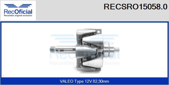 RECOFICIAL RECSRO15058.0 - Rotor, alternateur cwaw.fr