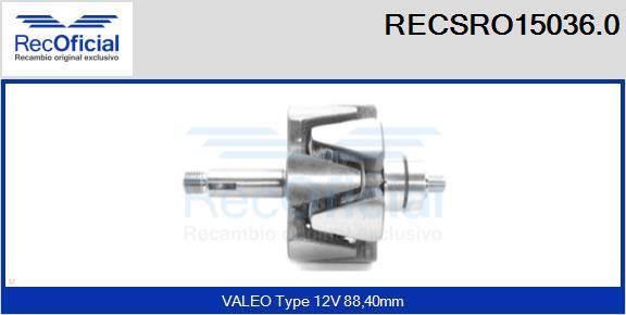 RECOFICIAL RECSRO15036.0 - Rotor, alternateur cwaw.fr