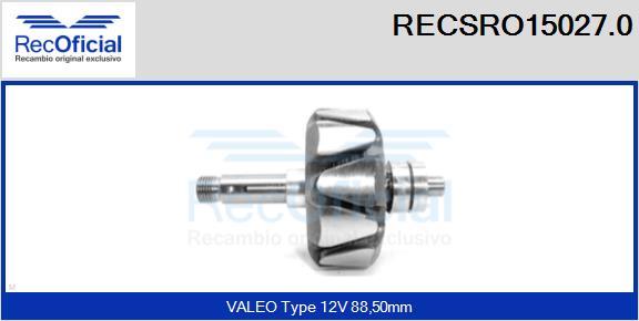 RECOFICIAL RECSRO15027.0 - Rotor, alternateur cwaw.fr