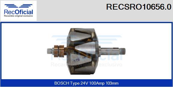 RECOFICIAL RECSRO10656.0 - Rotor, alternateur cwaw.fr